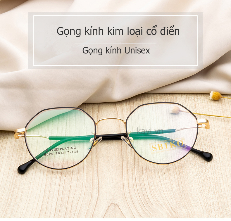 GK301 - Gọng kính cận kim loại unisex