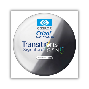 Tròng Kính Essilor Transitions Gen 8 - Mắt Kính Đổi Màu Chống Ánh Sáng Xanh 1.60 AS