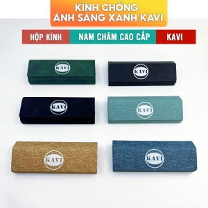 Hộp Đựng Kính Nam Châm Cao Cấp Kavi - Hộp Cứng Bọc Da / Bọc Vải Đựng Kính Cận, Kính Râm