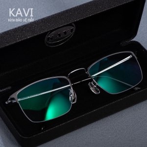 Kavi A4 - Kính chống ánh sáng xanh gọng Titanium