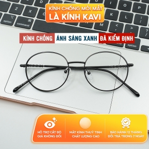 kavi kv 131 kính chống ánh sáng xanh dáng tròn nobita