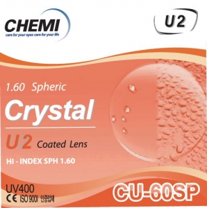 Tròng Kính Chemi - CRYSTAL U2 COATED 1.60 SP