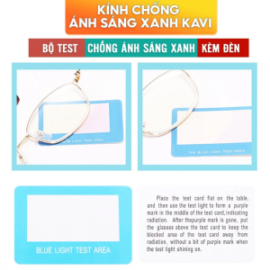 Bộ test chống ánh sáng xanh Kavi